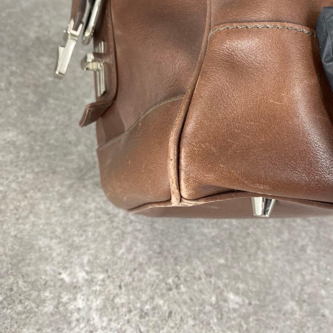 COACH コーチ ボストンバッグ 2way オールレザー　5404 ブラウン