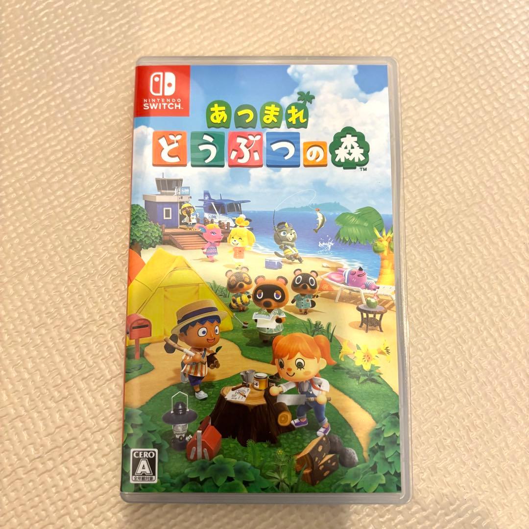 Switch あつまれ どうぶつの森　amiibo4枚付き