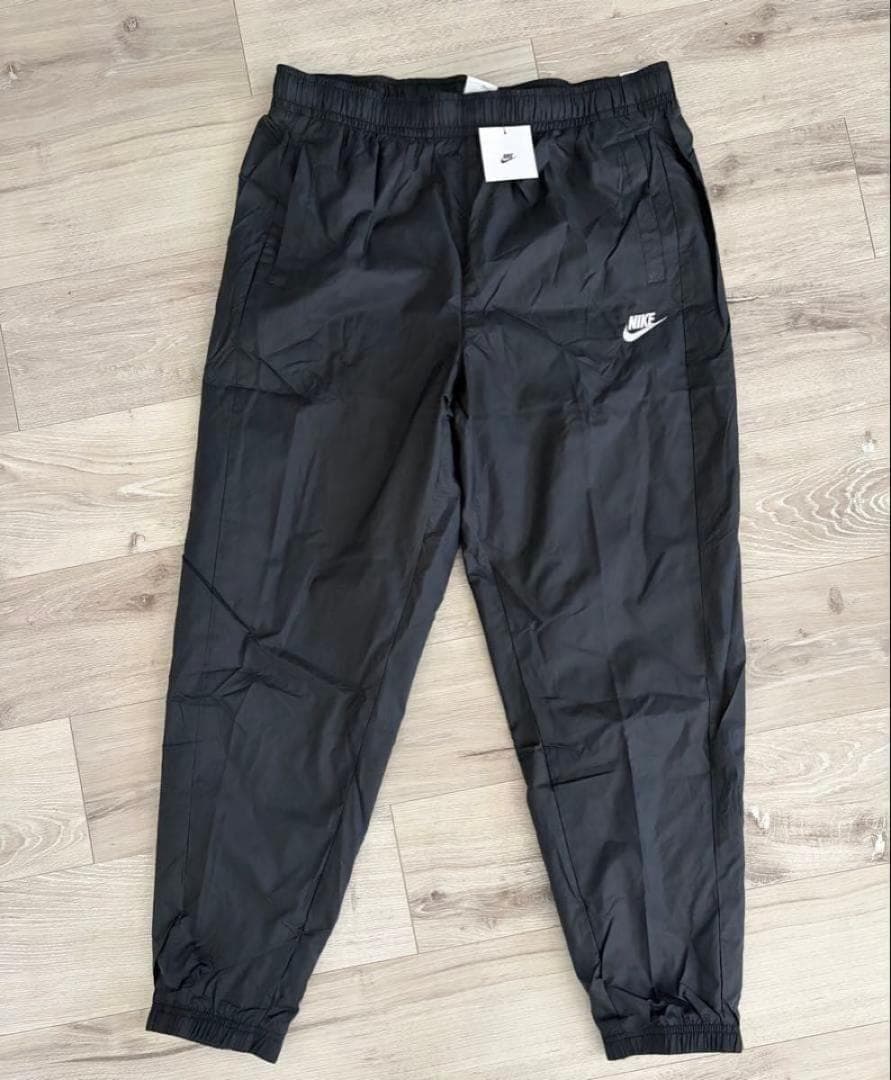 【新品】NIKE ウーブン トラックスーツ セットアップ M ブラック