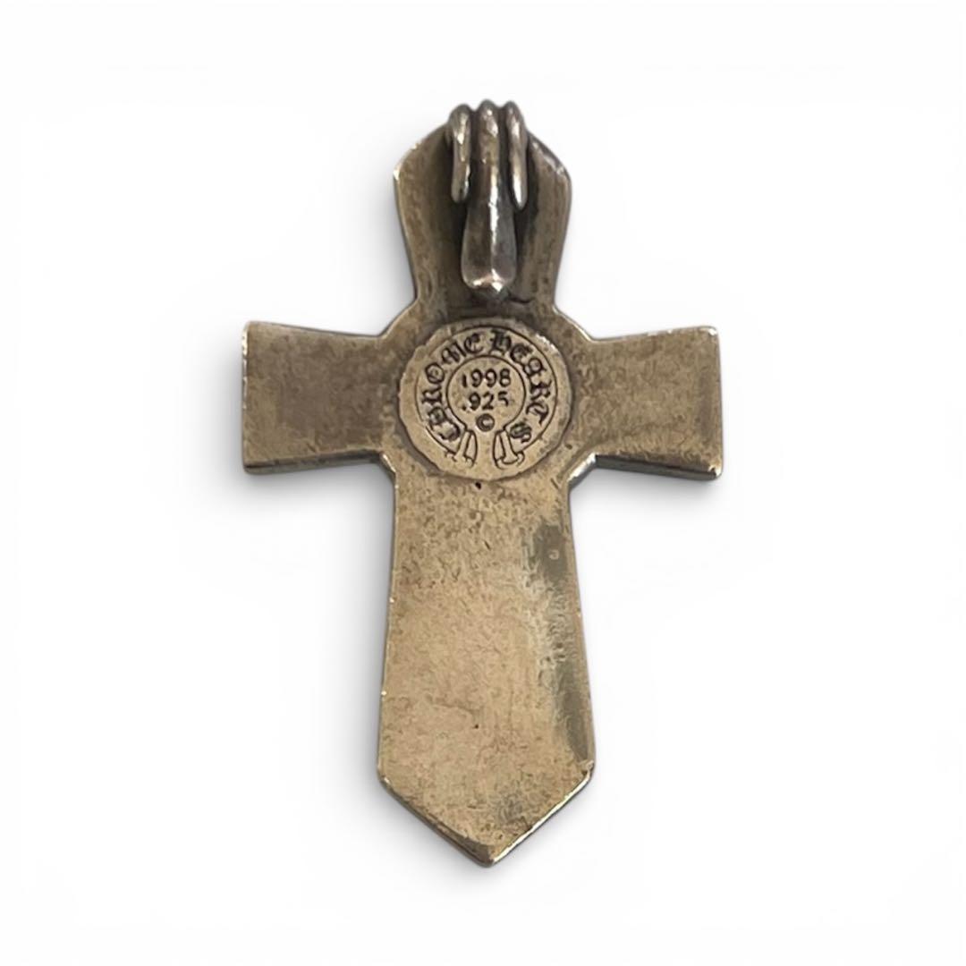 CHROME HEARTS 希少クロムハーツ バルカンクロス スモール シルバー