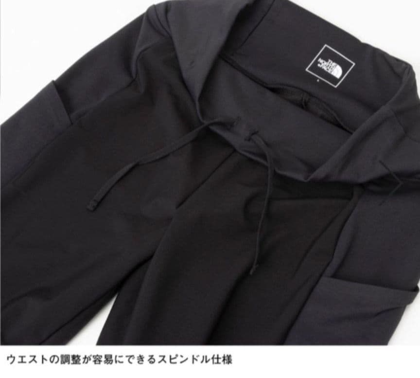 美品 ノースフェイス ディライトタイツパンツ NBW82182 レディースM 黒
