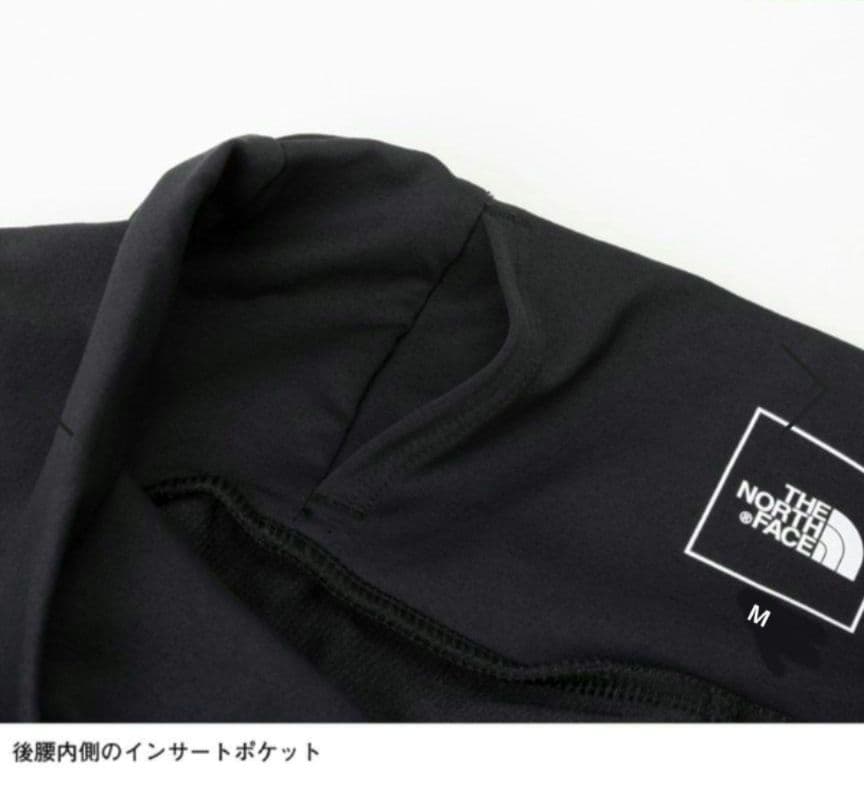 美品 ノースフェイス ディライトタイツパンツ NBW82182 レディースM 黒