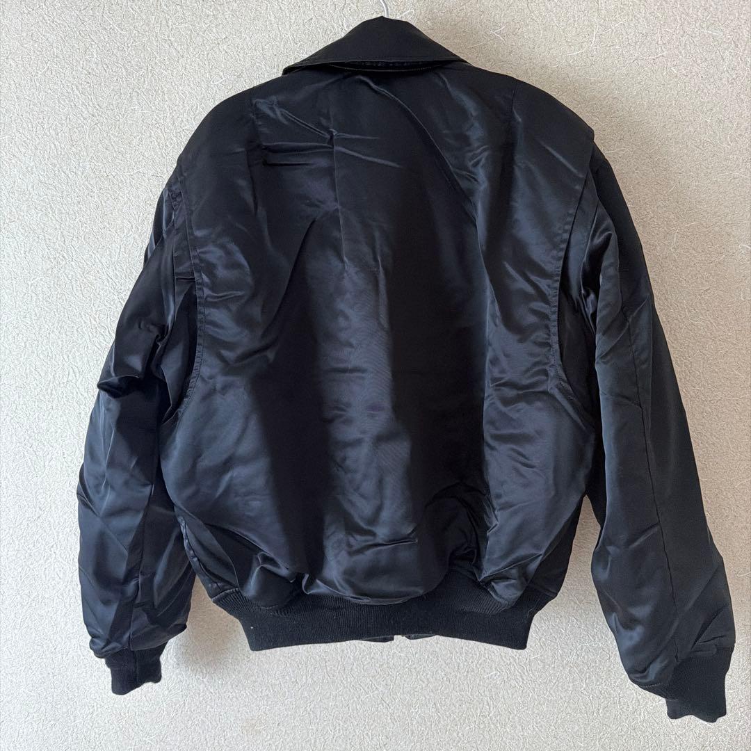 cwu45 フライトジャケット ミリタリー ma1 黒 Lサイズ