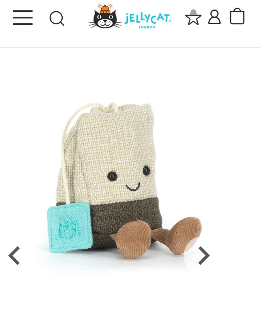 ［新品タグ付き］ Sleepy Tea Bag ぬいぐるみ