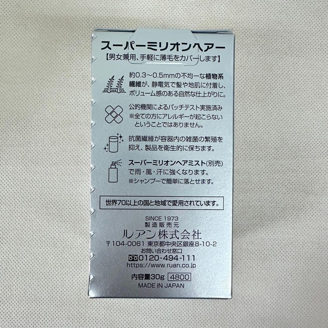 【新品】スーパーミリオンヘアー 30g ダークブラウン 2個セット　ルアン