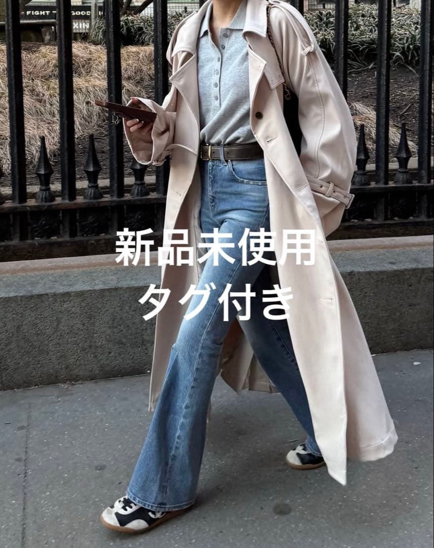 【新品タグ付き】thetoe Meteora Trench Coat beige
