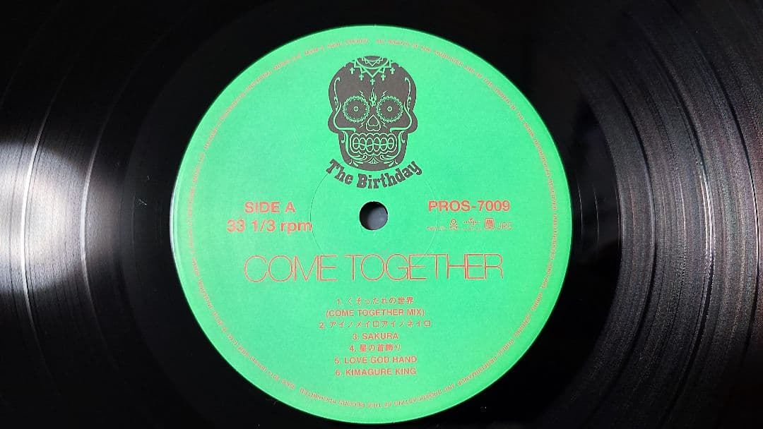 The Birthday – Come Together　レコード　アナログ