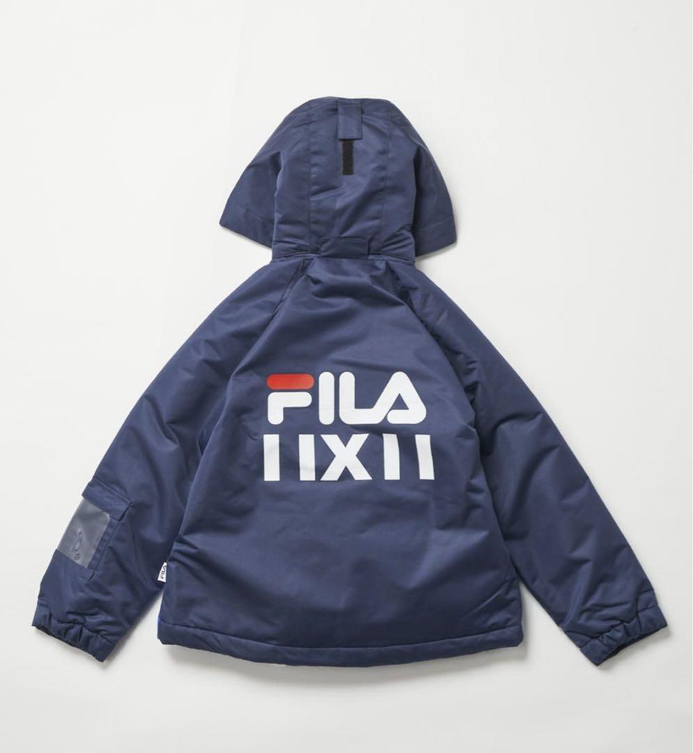 FILA　キッズ　スノボ　スノーボード スノーウェア　上下セット　青　160