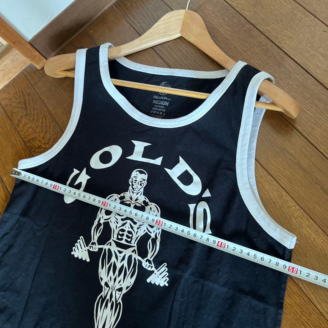 ゴールドジム　リンガータンクトップ　gold's gym 鈴木雅　ボディビル