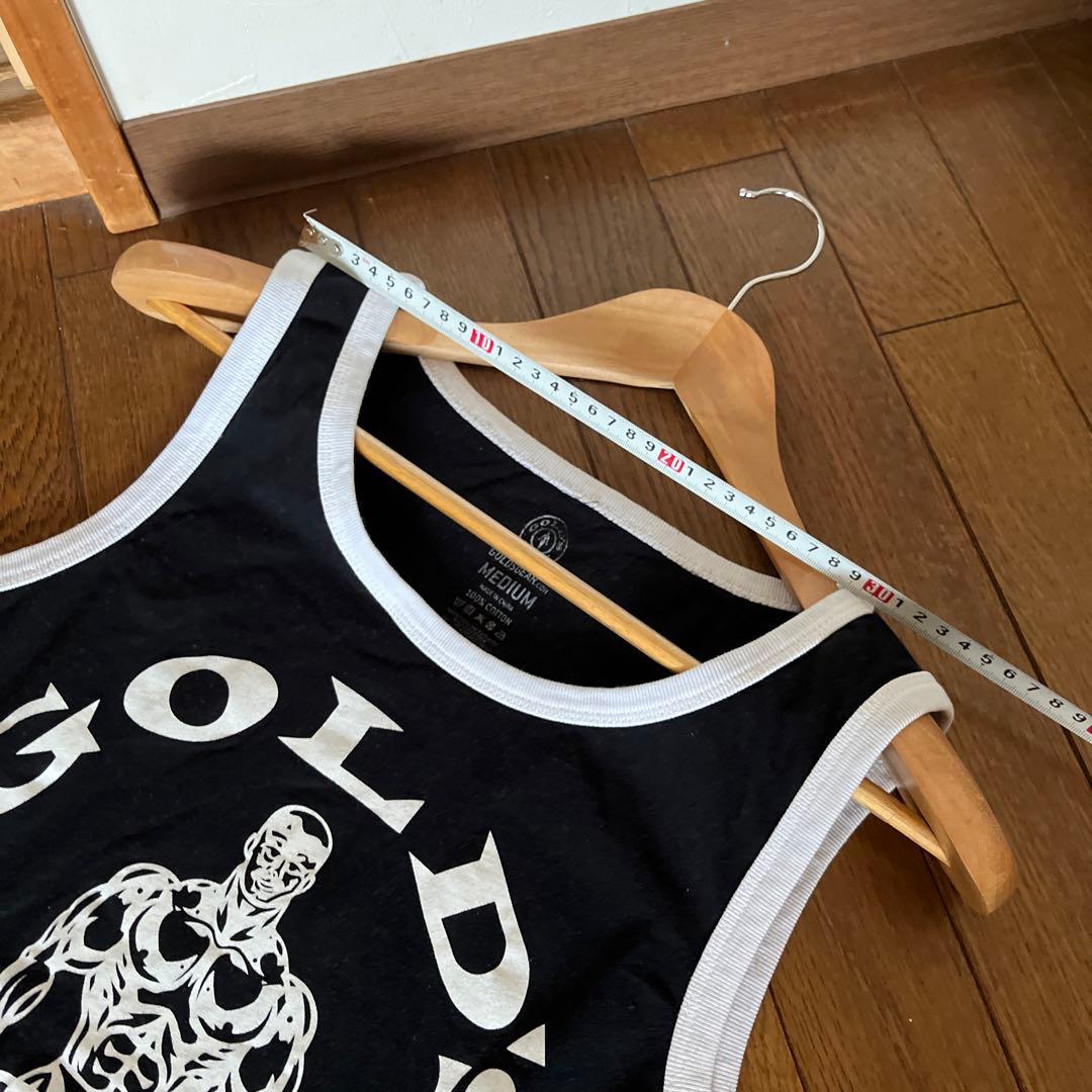 ゴールドジム　リンガータンクトップ　gold's gym 鈴木雅　ボディビル