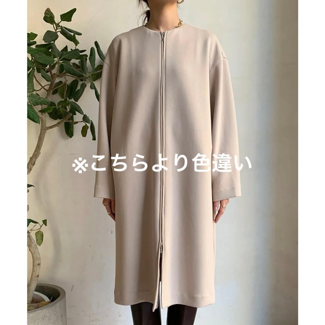 《新品》DOUDOU ドゥドゥ　ノーカラーダンボールコート　ブラック