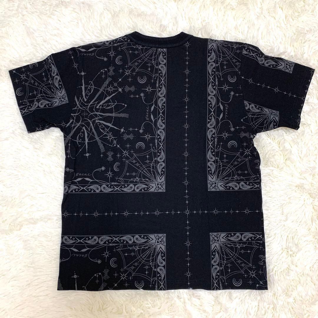 【20AW 未使用級】sacai × Dr.Woo バンダナプリントTシャツ 1