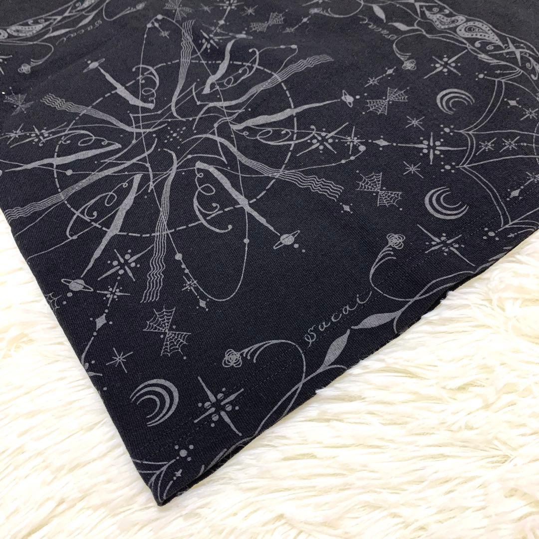 【20AW 未使用級】sacai × Dr.Woo バンダナプリントTシャツ 1