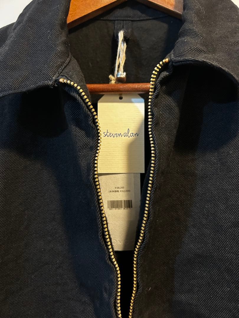 COMOLI 2026 S/S SIZE.1 ブラックデニムジップショート