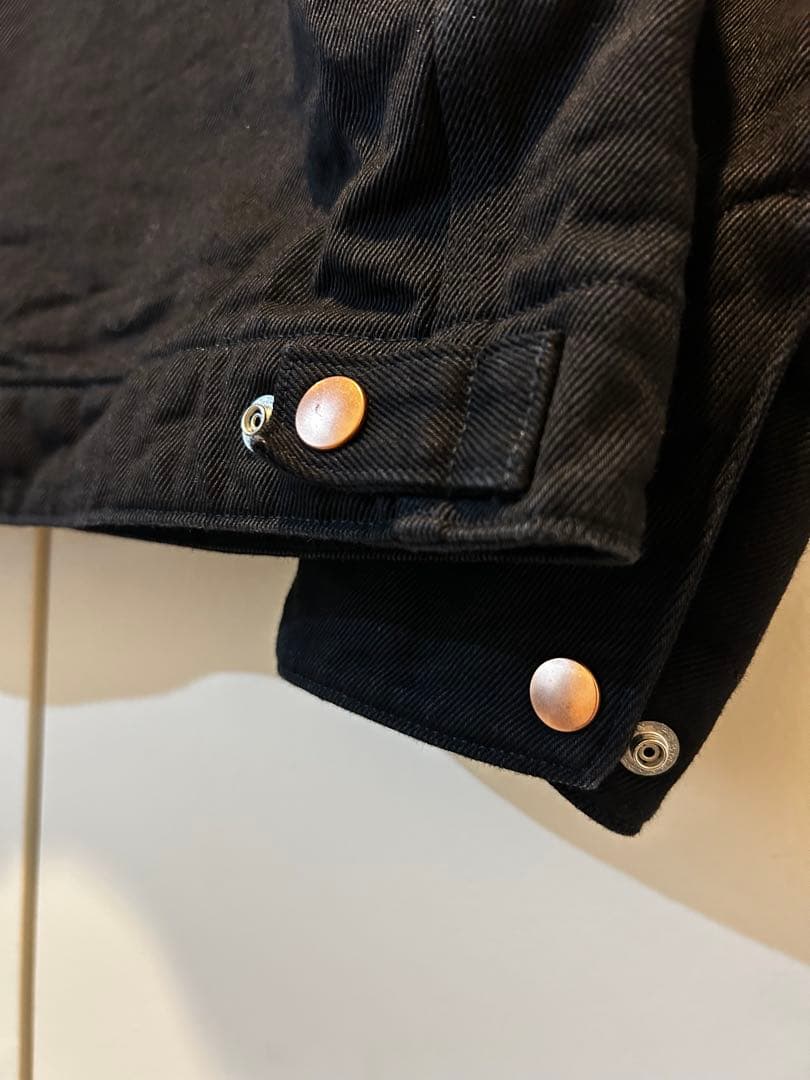 COMOLI 2026 S/S SIZE.1 ブラックデニムジップショート