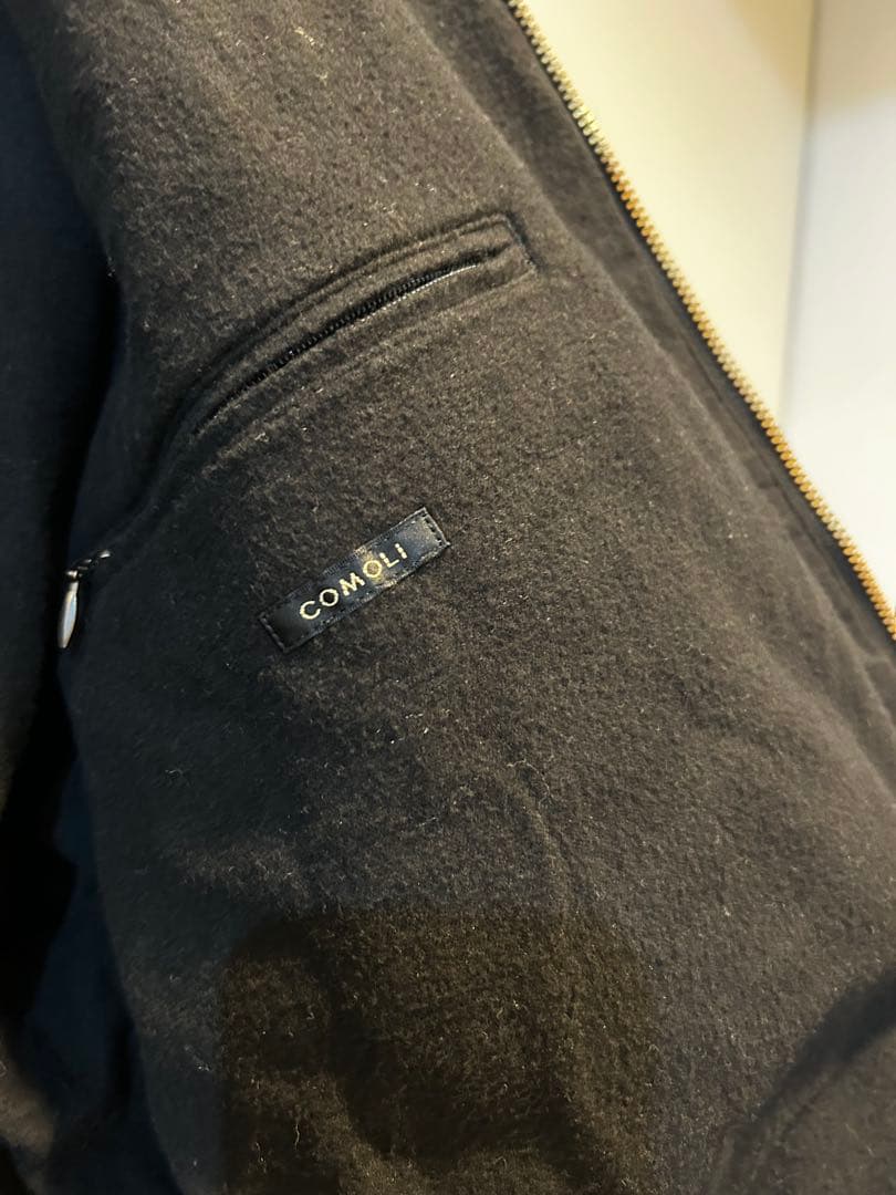 COMOLI 2026 S/S SIZE.1 ブラックデニムジップショート