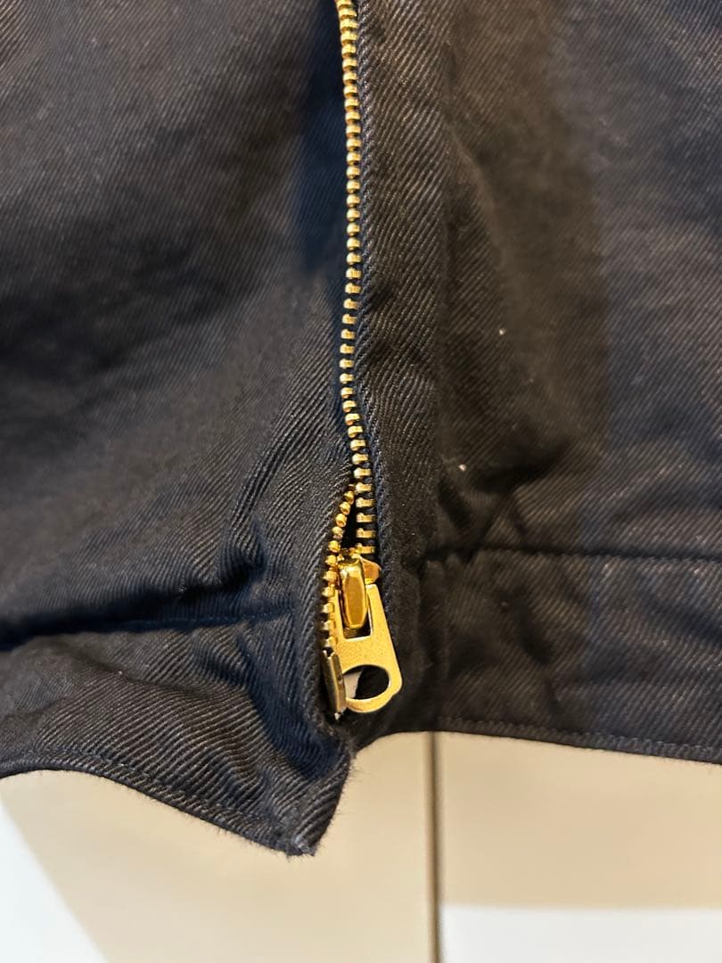 COMOLI 2026 S/S SIZE.1 ブラックデニムジップショート
