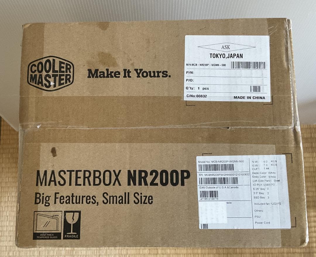 Cooler Master MasterBox NR200P ホワイト（未開封）