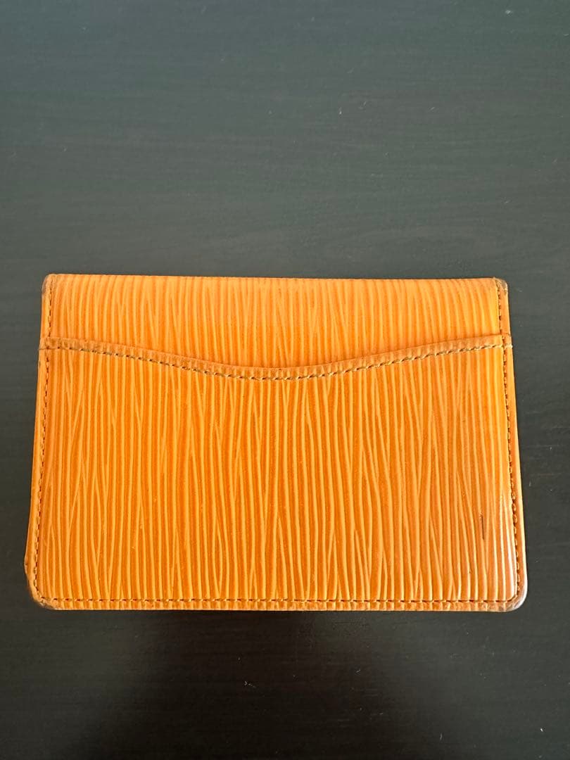【bto.kさん専用】 LOUIS VUITTON オレンジ　名刺入れ