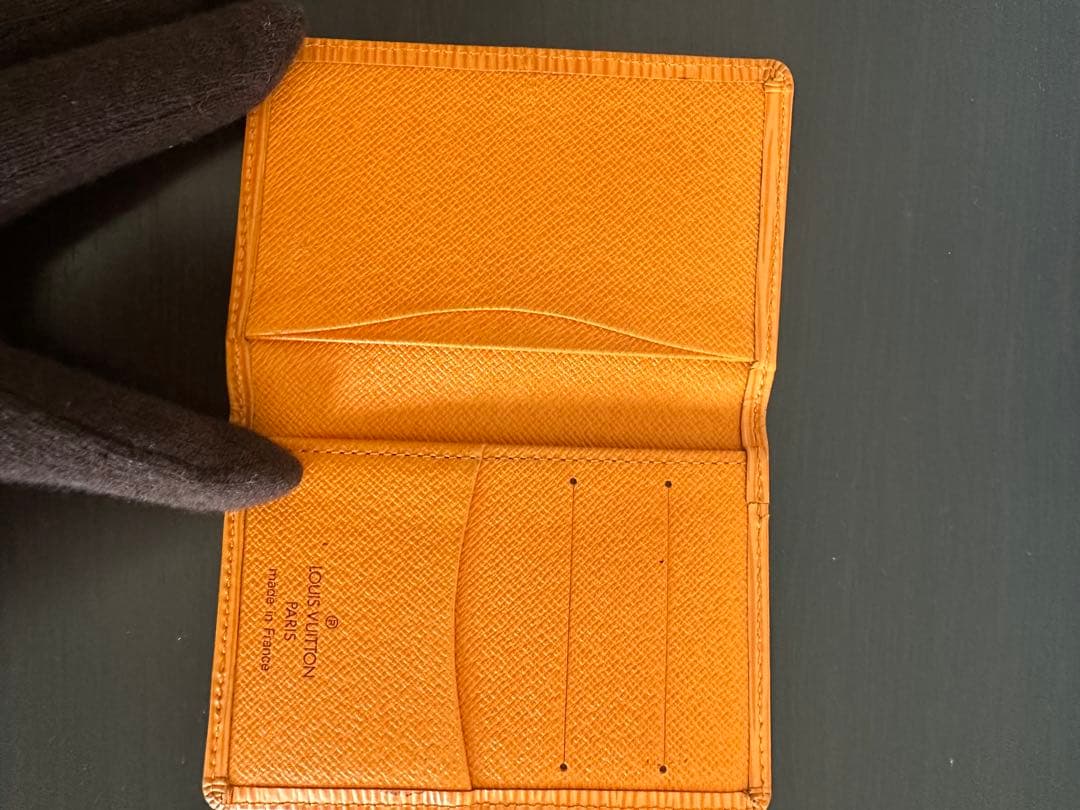 【bto.kさん専用】 LOUIS VUITTON オレンジ　名刺入れ