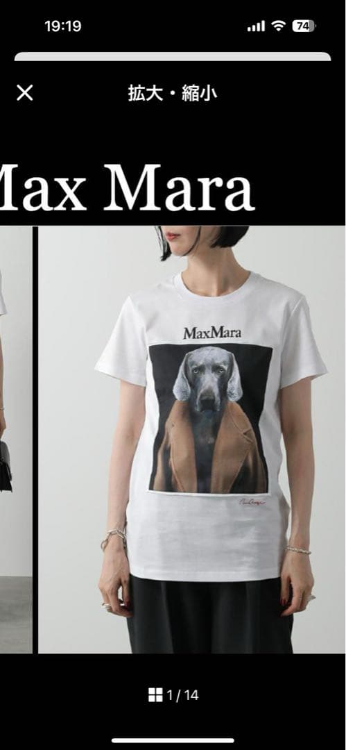 M ax M ara dogTシャツ