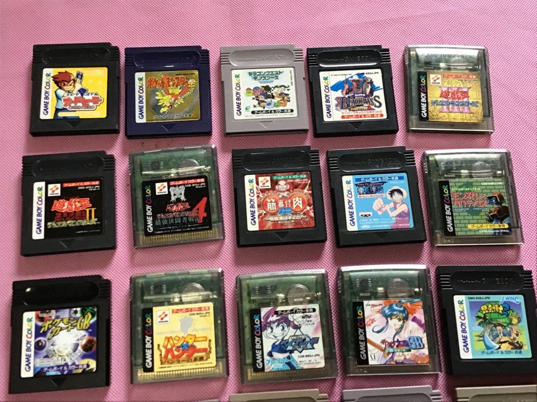 ゲームボーイ15本　ゲームボーイカラー15本　カセットのみ　全30本