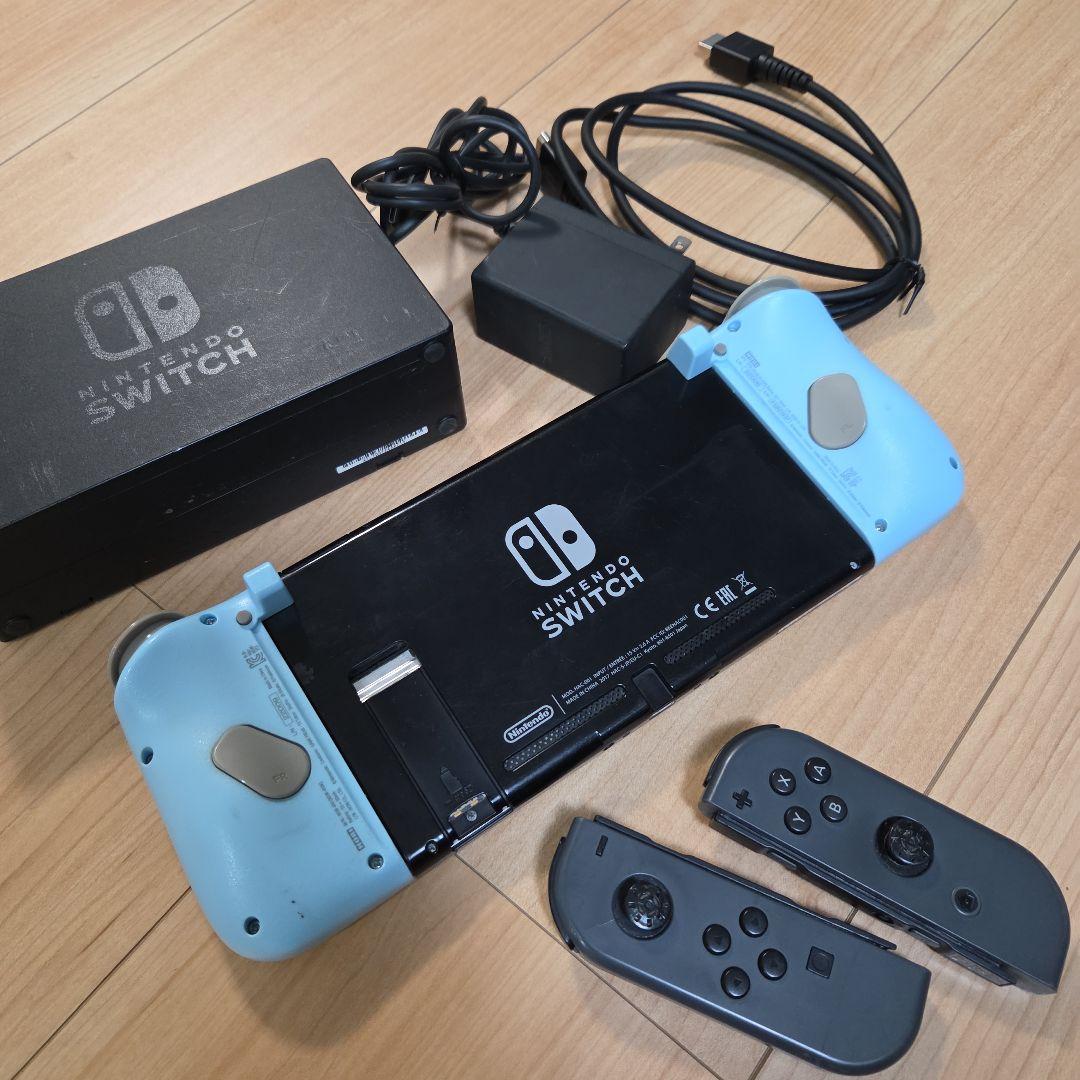 Nintendo Switch 本体 ブラック初期化済ピカチュウコントローラー付