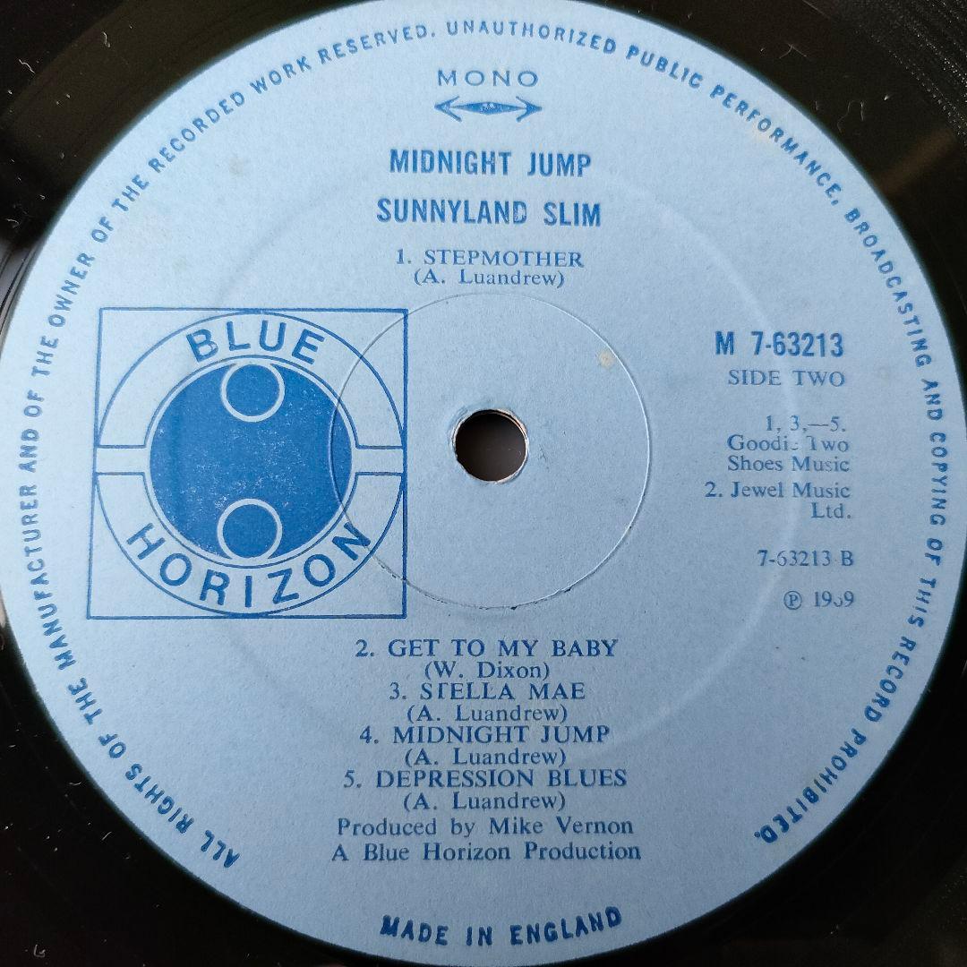 SUNNYLAND SLIM　サニーランド・スリム　MIDNIGHT 〜