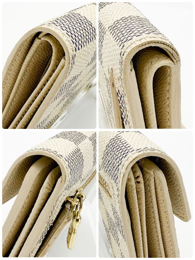 美品 LOUIS VUITTON ダミエアズール ポルトフォイユ コアラ 正規品