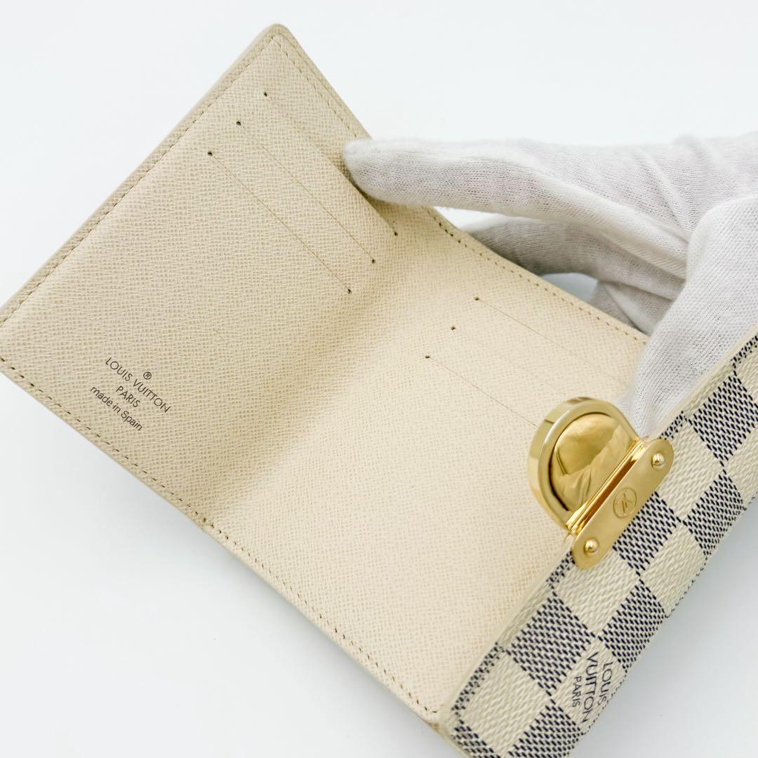 美品 LOUIS VUITTON ダミエアズール ポルトフォイユ コアラ 正規品
