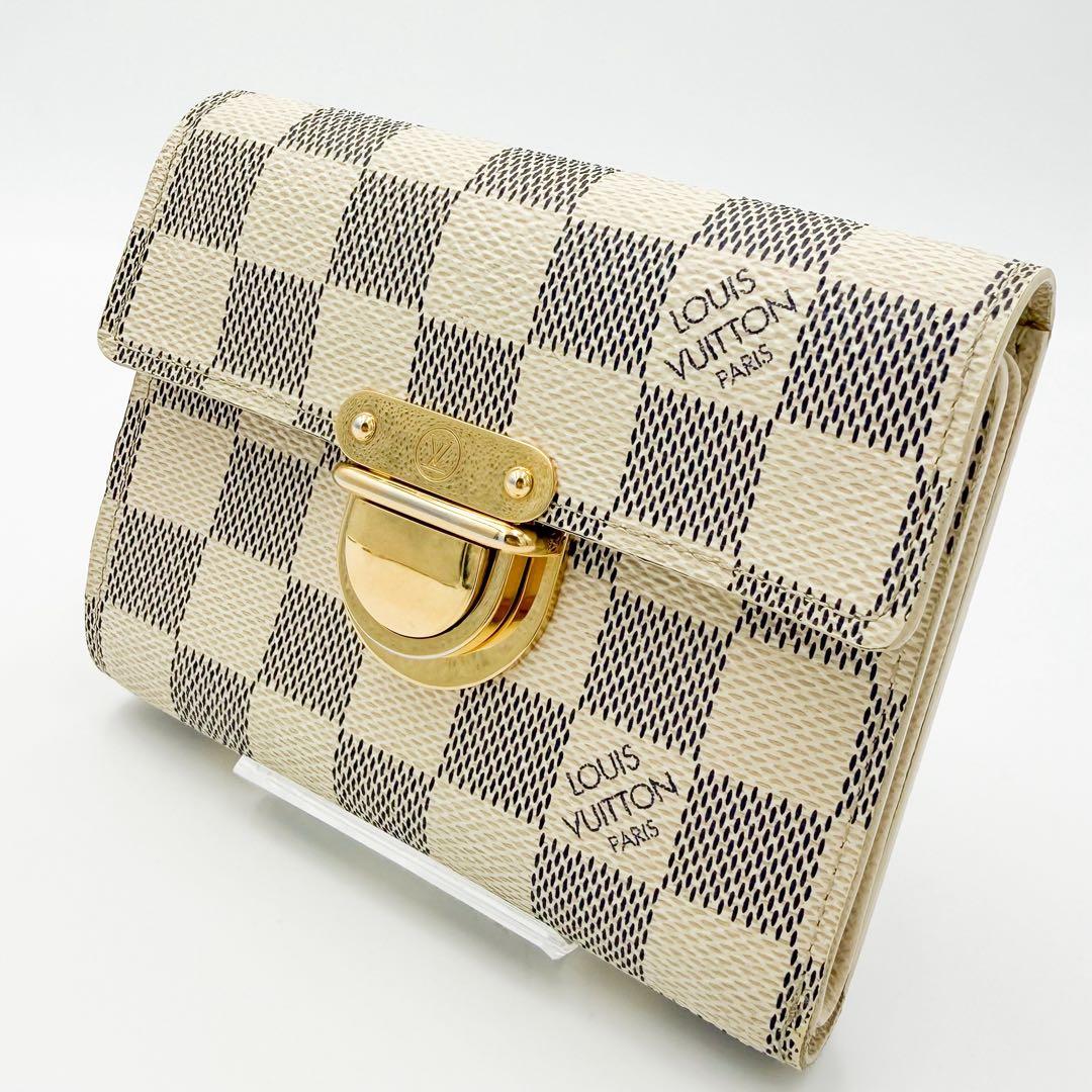 美品 LOUIS VUITTON ダミエアズール ポルトフォイユ コアラ 正規品