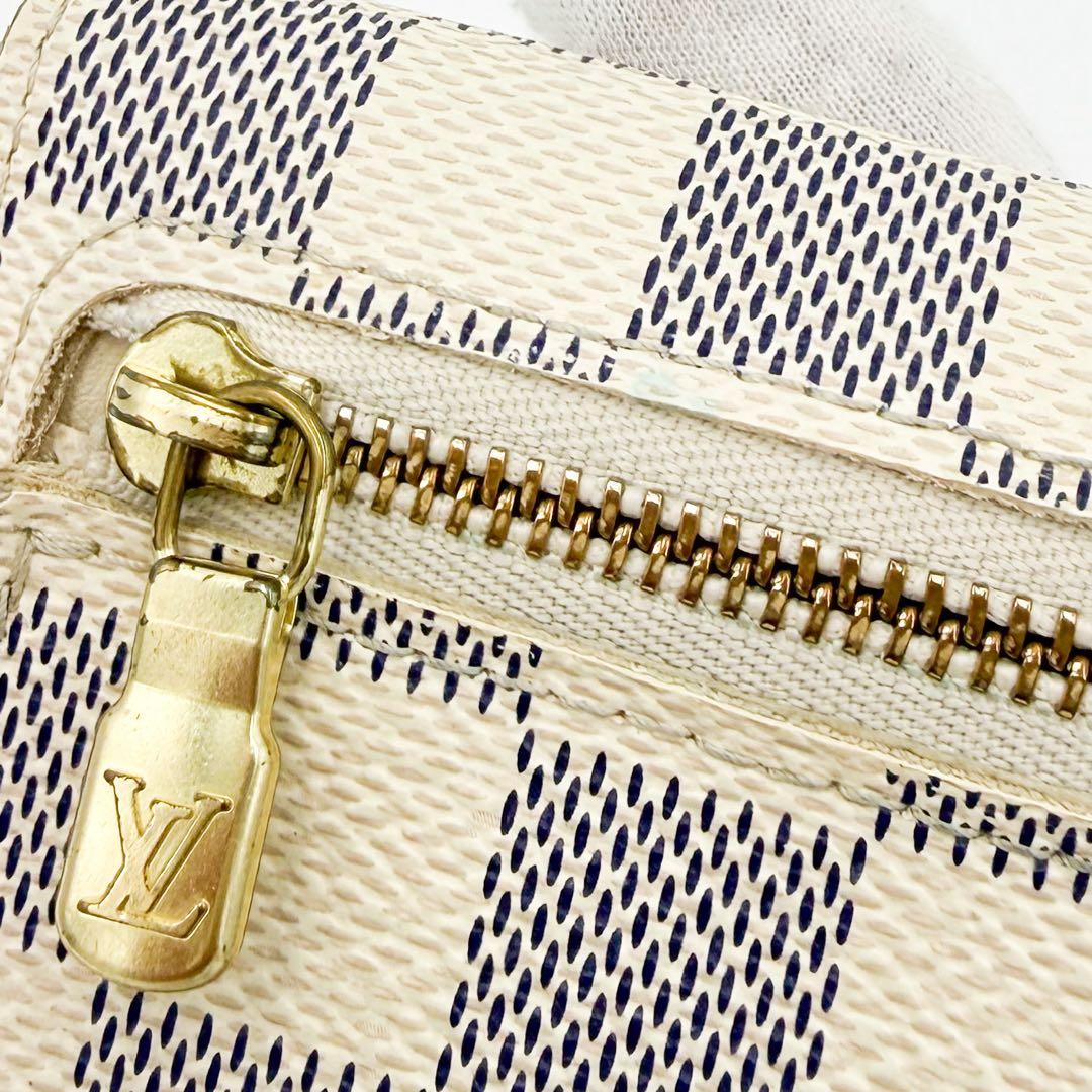 美品 LOUIS VUITTON ダミエアズール ポルトフォイユ コアラ 正規品