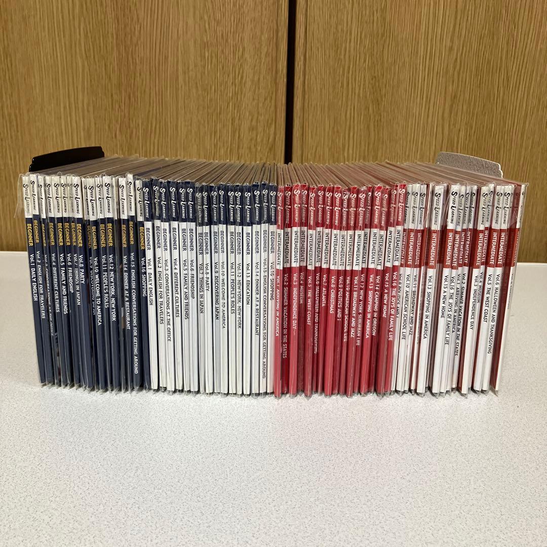 英語学習　スピードラーニング　初級　中級　CD 全64巻