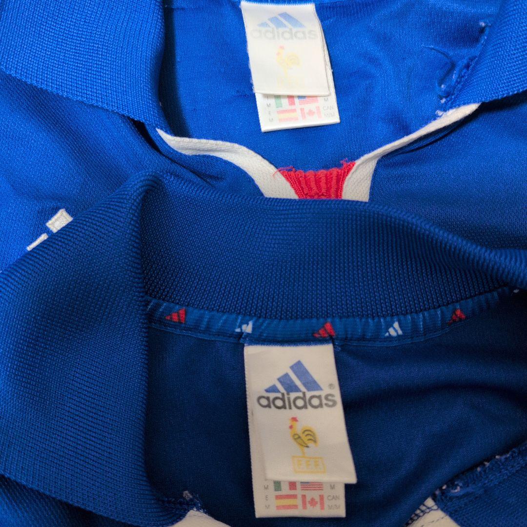 adidas 2000年　フランス代表ホーム シャツ　2点