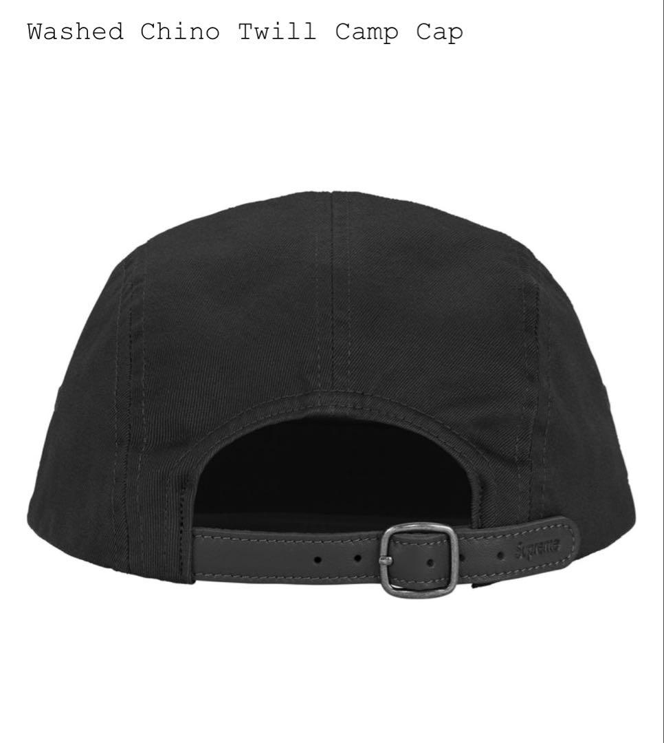 帽子 supreme 26SS Washed Chino Twill Camp Cap