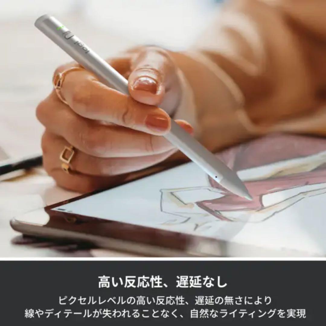 〔デジタルペン：iPad用/USB-C〕Crayon シルバー iP11SL