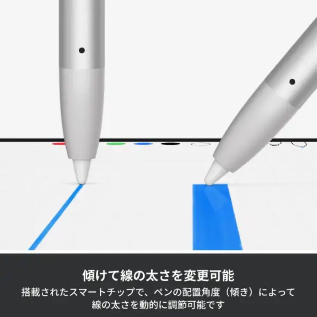 〔デジタルペン：iPad用/USB-C〕Crayon シルバー iP11SL