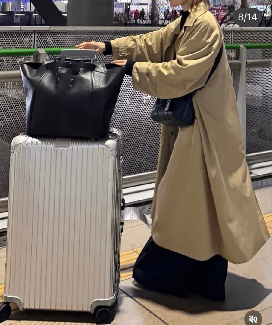 micat  FASHIRU ステンカラーコート　ベージュ