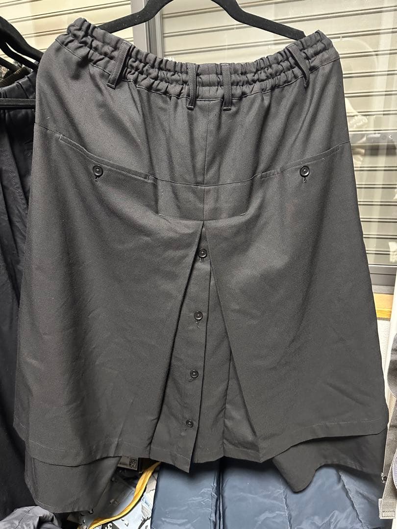 パンツ yohji yamamoto Ground Y Wrap Pants type1