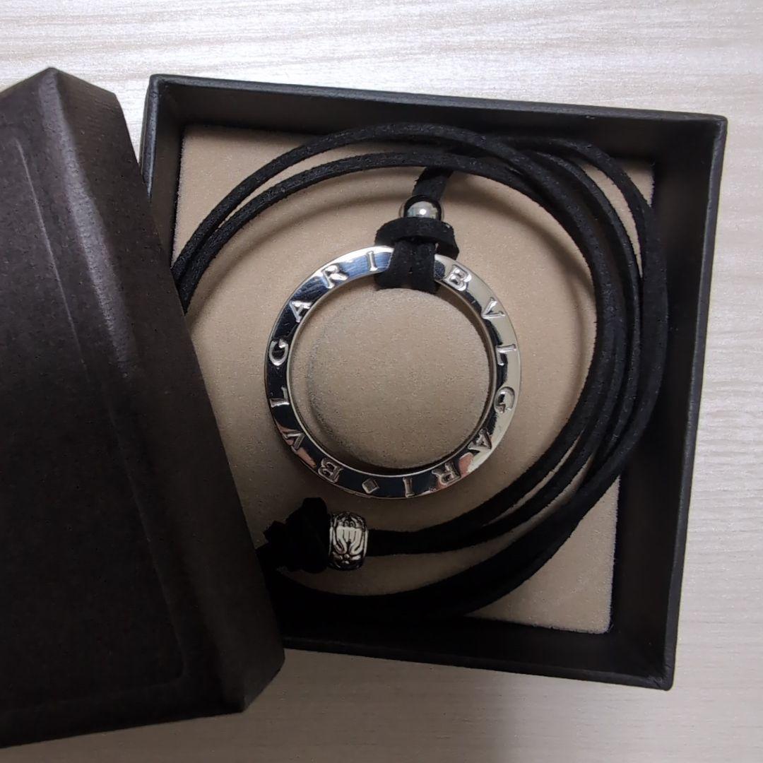 美品 BVLGARI ブルガリ シルバーキーリングチョーカー ボックスケース付