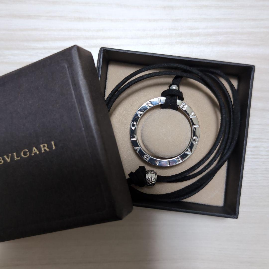 美品 BVLGARI ブルガリ シルバーキーリングチョーカー ボックスケース付