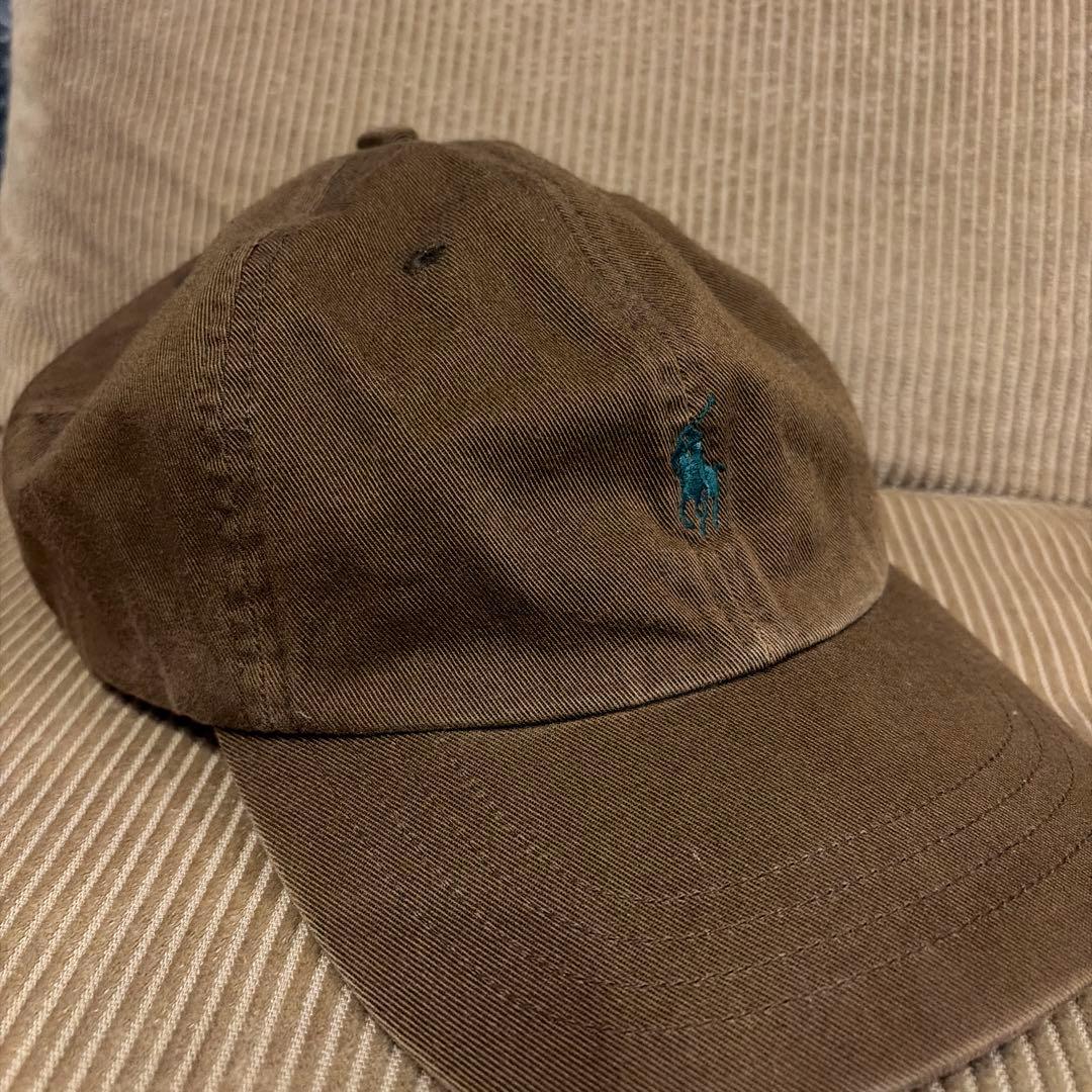 Polo by Ralph Lauren レザーベルト　6パネル　キャップ　帽子