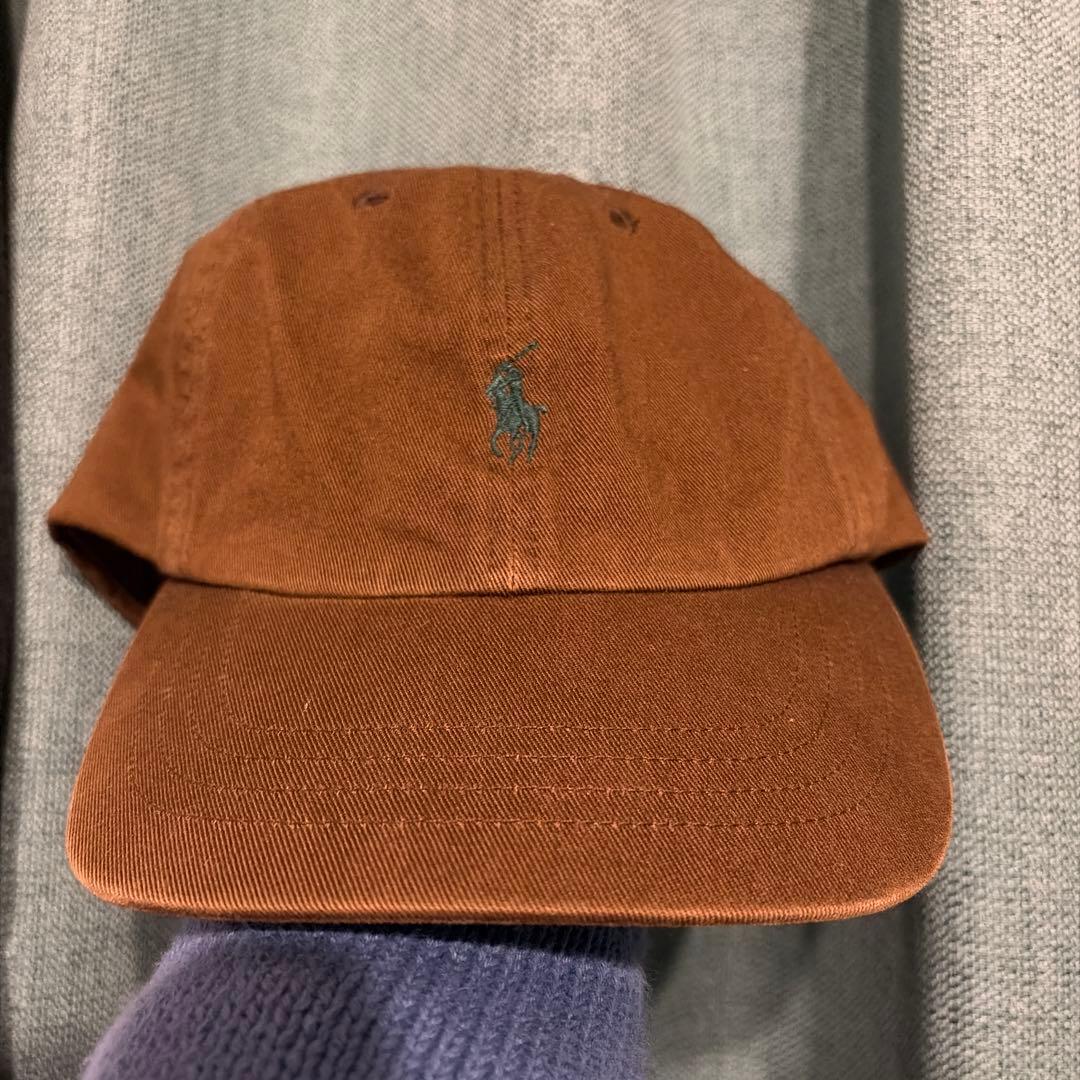 Polo by Ralph Lauren レザーベルト　6パネル　キャップ　帽子