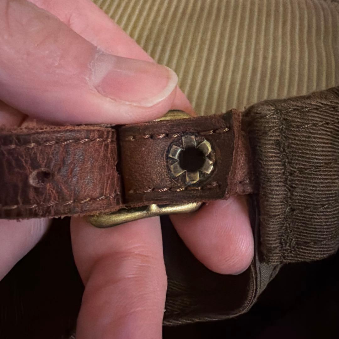 Polo by Ralph Lauren レザーベルト　6パネル　キャップ　帽子