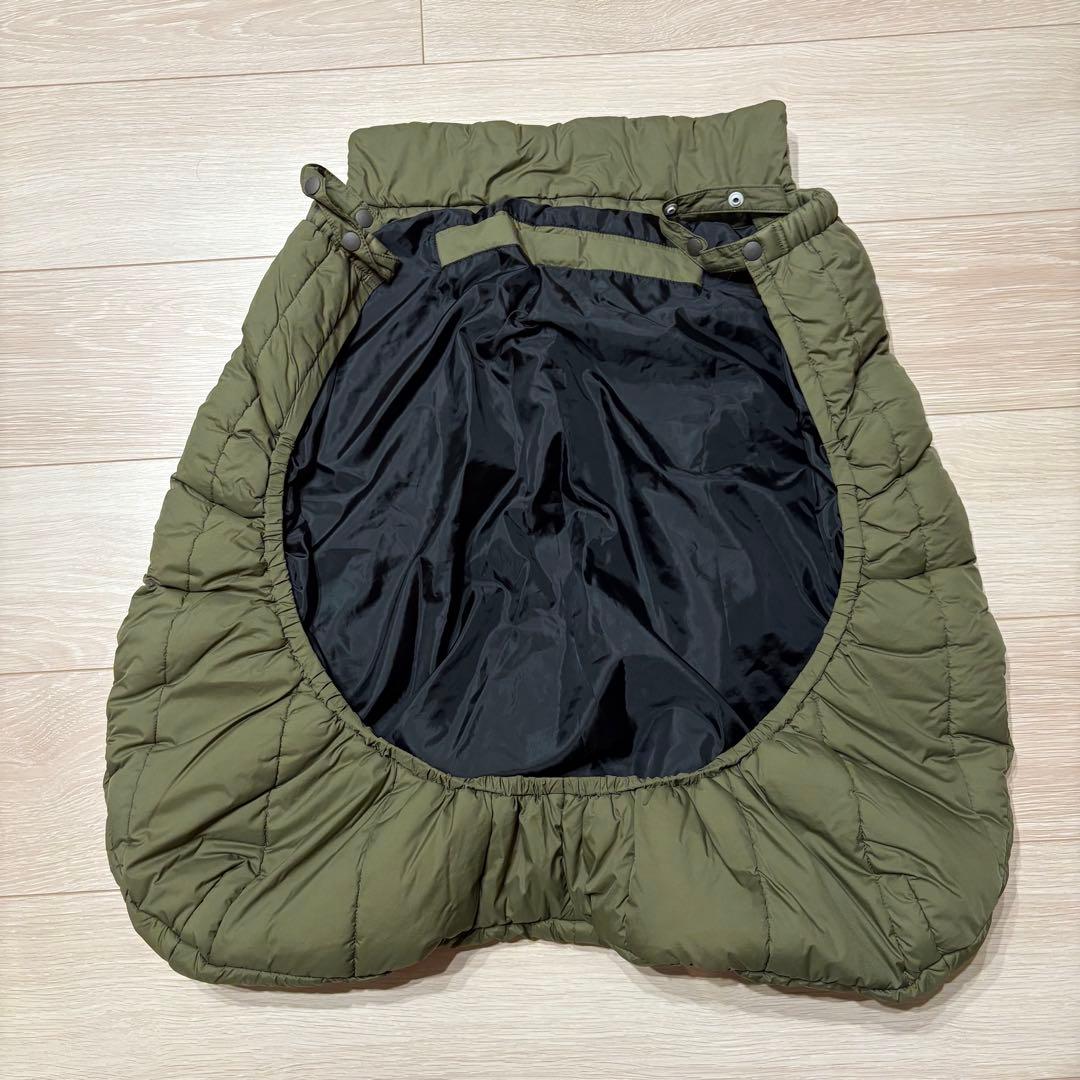 【美品】ノースフェイス防寒ケープ　ベビーシェルブランケット