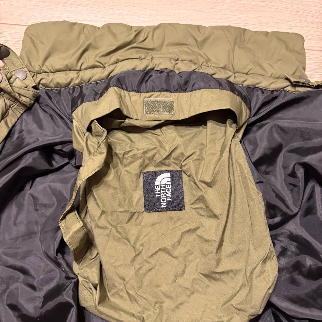 【美品】ノースフェイス防寒ケープ　ベビーシェルブランケット