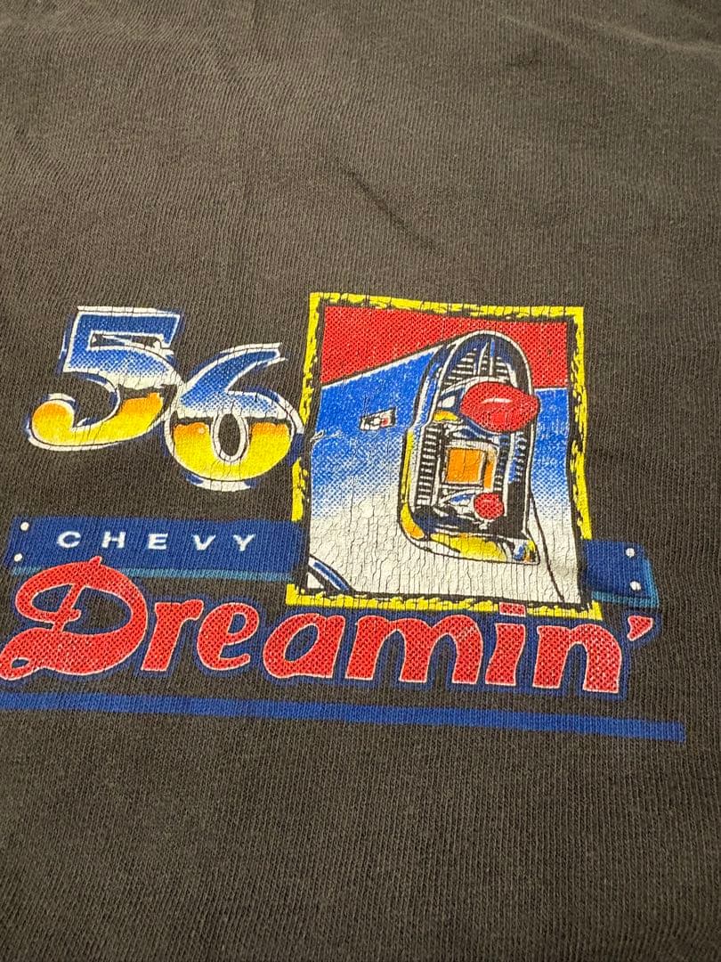 80sシングルステッチSSIシボレーTシャツUSA製/チャンピオンヘインズL
