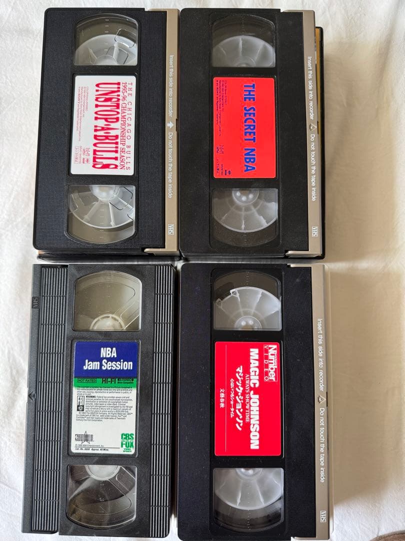 希少NBA VHS ビデオ 4本セット ジョーダン / マジック・ジョンソン 他