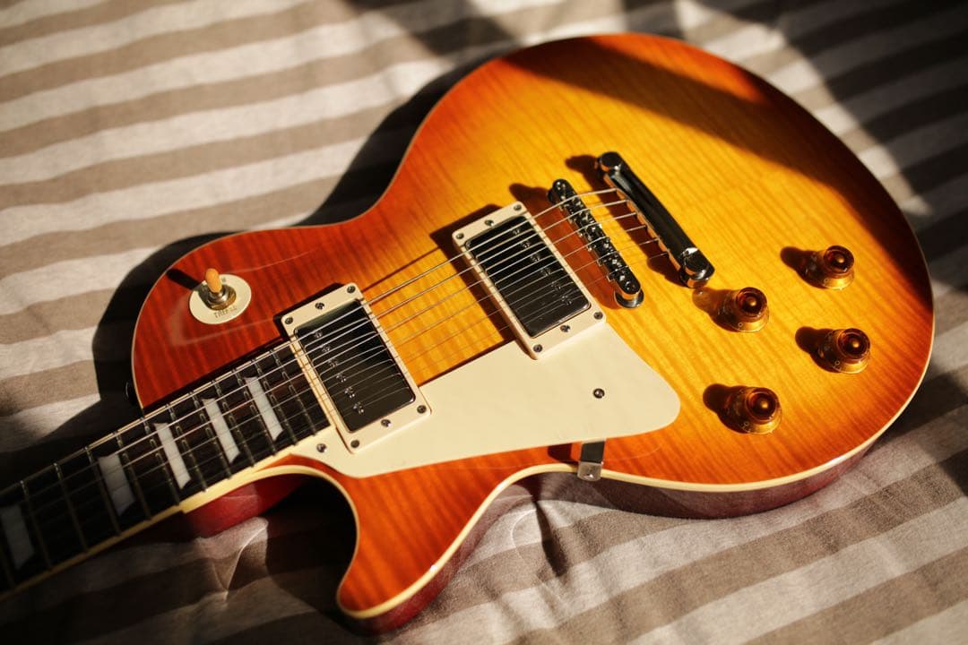 美品 TOKAI LS158F/L 左利き レスポールタイプ フレイムメイプル