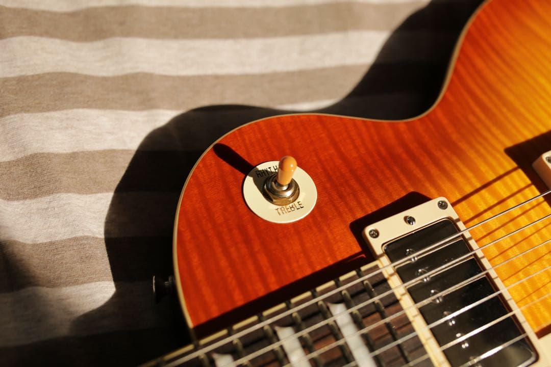 美品 TOKAI LS158F/L 左利き レスポールタイプ フレイムメイプル
